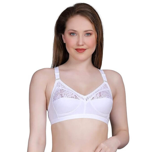 Women Full Coverage Half Net Bra- upstyle bd