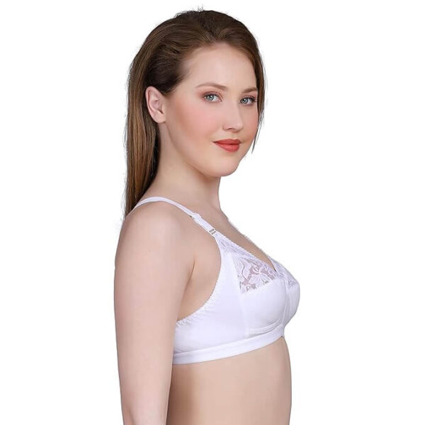 Women Full Coverage Half Net Bra- upstyle bd