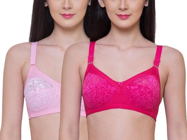 Women Full Coverage Half Net Bra- upstyle bd