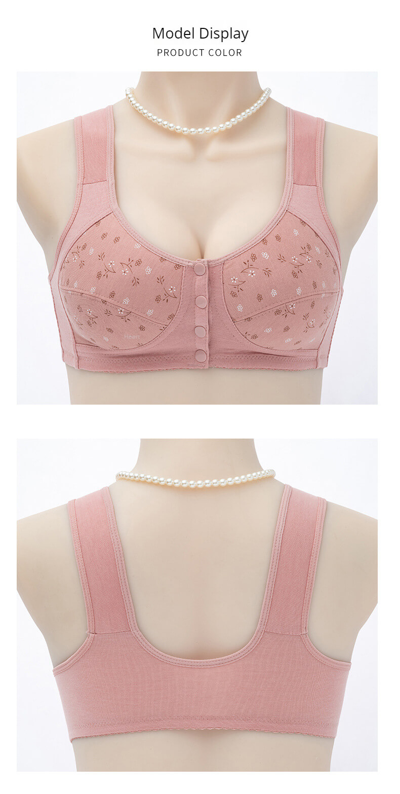 Front Button Soft Cotton Bra For New Born Baby Feeding