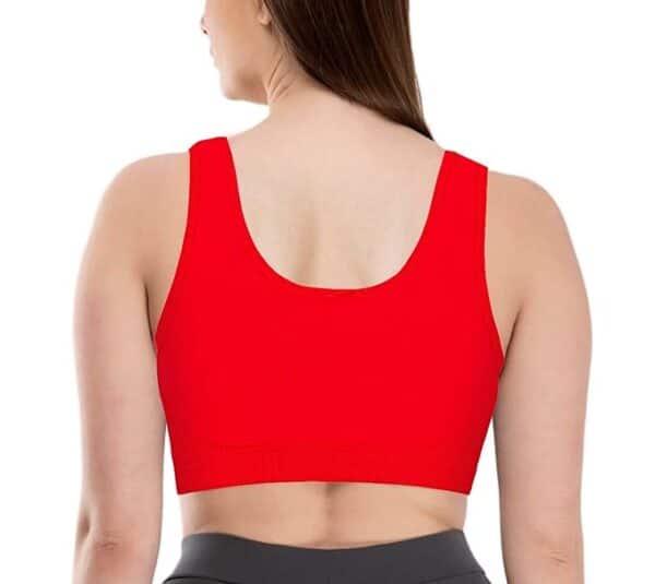 Women's Cotton Non-Padded Wire Free Sports Bra